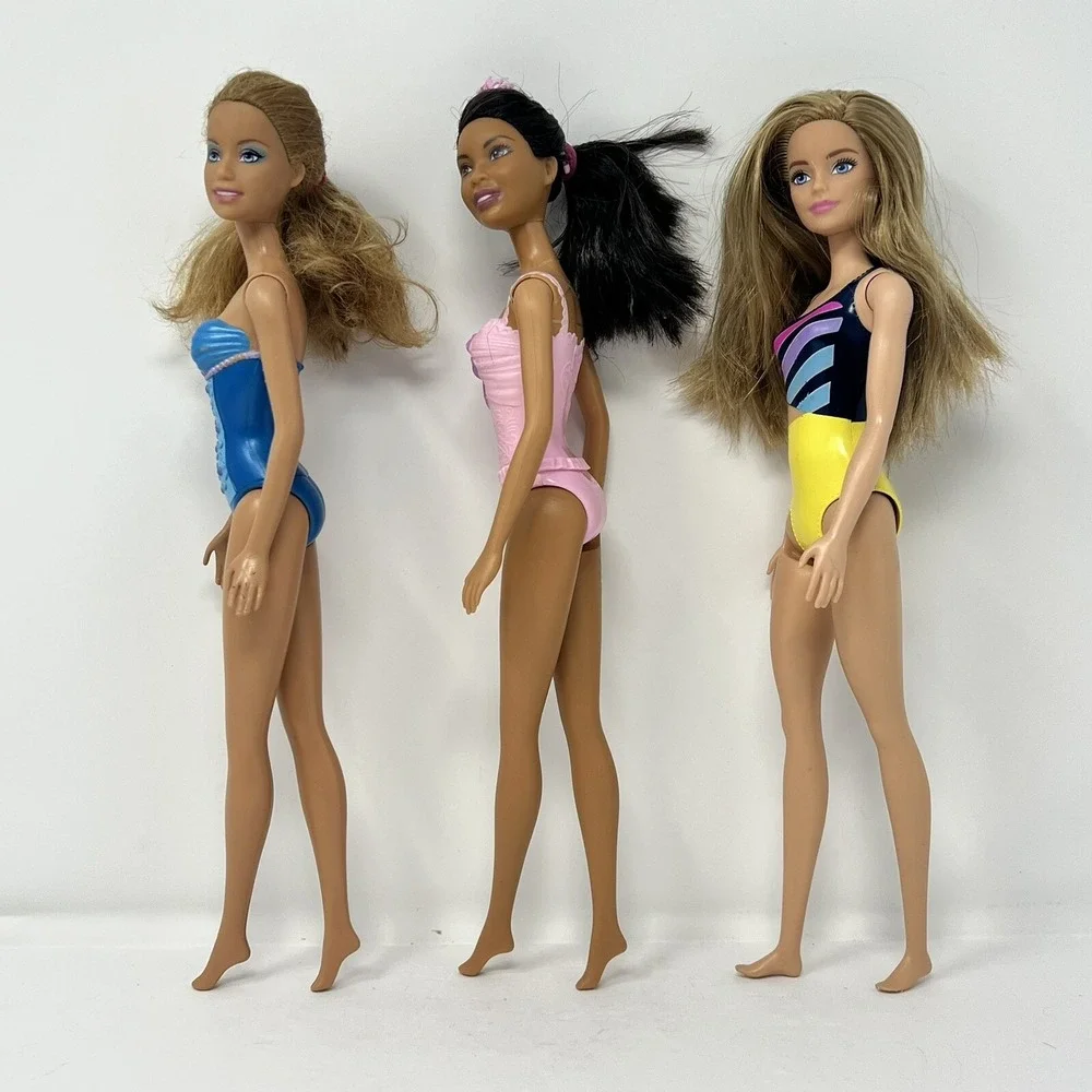 Barbie Doll‎ Lot 3 Dreamtopia Princess &Beach Pool barbie in swimsuit by Mattel